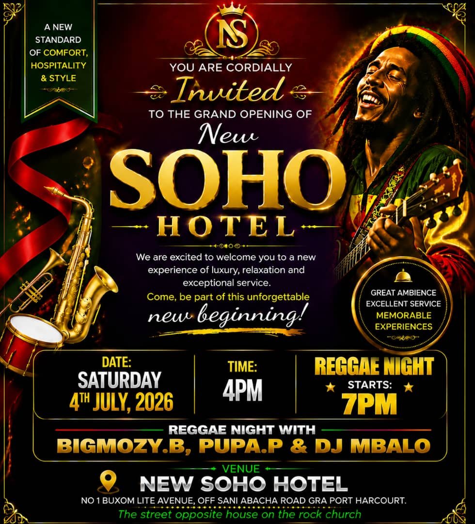 soho hotel opening flyer